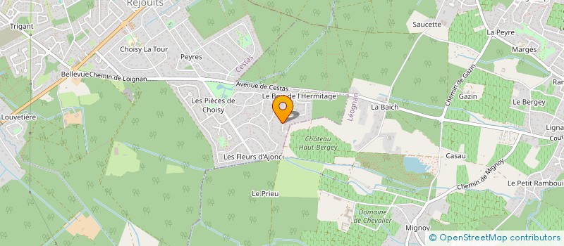 localisation de l'entreprise JLVT à CESTAS