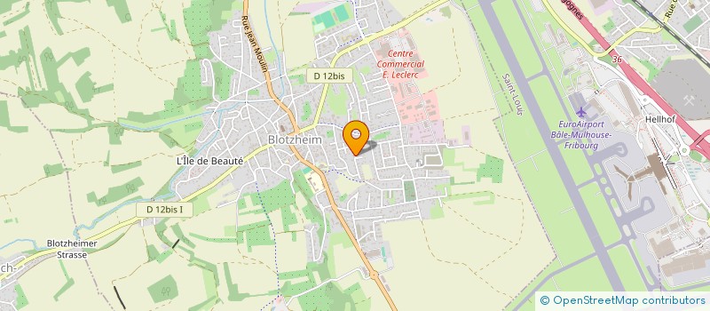 localisation de l'entreprise JLW à BLOTZHEIM
