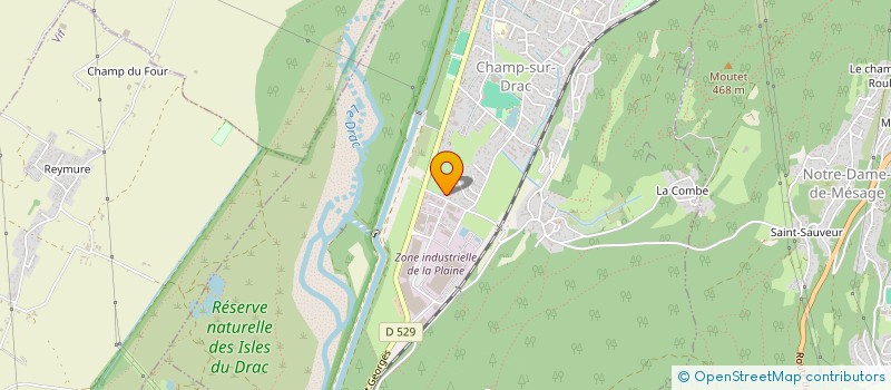 localisation de l'entreprise JM.2  CHAMP-SUR-DRAC