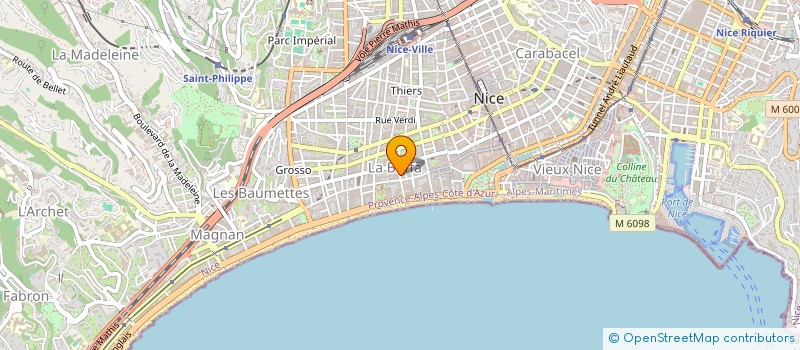 localisation de l'entreprise JM à NICE