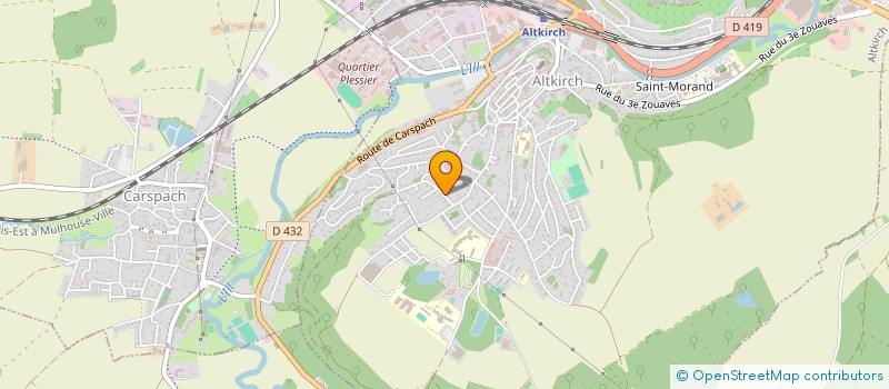 localisation de l'entreprise JM  ALTKIRCH