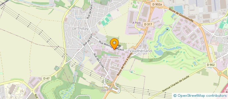 localisation de l'entreprise JM  LE THILLAY