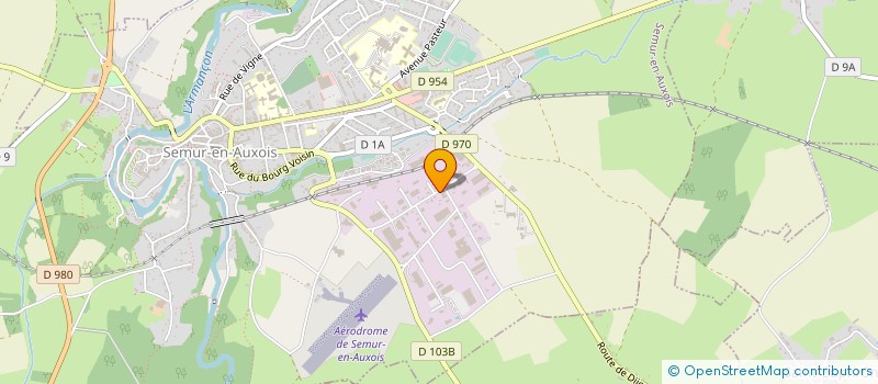 localisation de l'entreprise JM à SEMUR-EN-AUXOIS