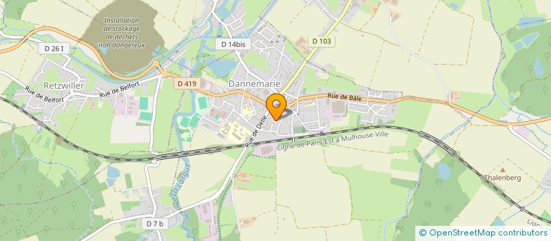 localisation de l'entreprise JM  MATOURY