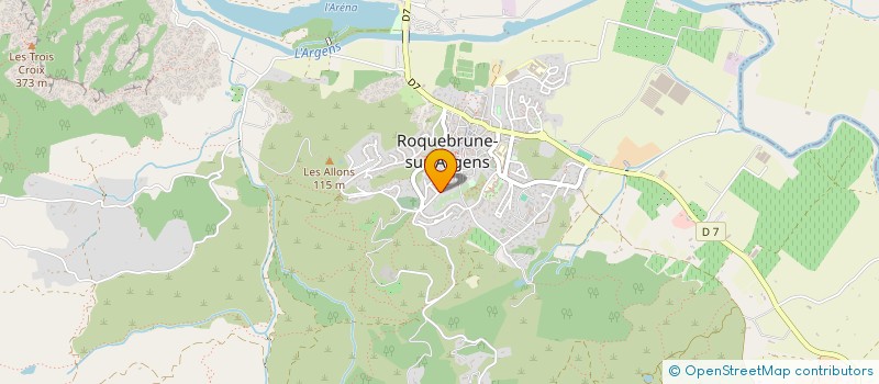 localisation de l'entreprise JM à ROQUEBRUNE-SUR-ARGENS