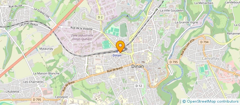 localisation de l'entreprise JM à DINAN
