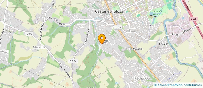 localisation de l'entreprise JM à CASTANET-TOLOSAN