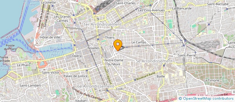 localisation de l'entreprise JM à MARSEILLE