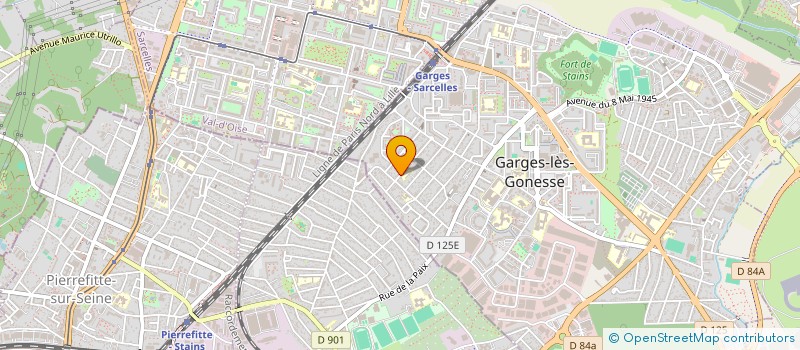 localisation de l'entreprise JM à GARGES-LES-GONESSE