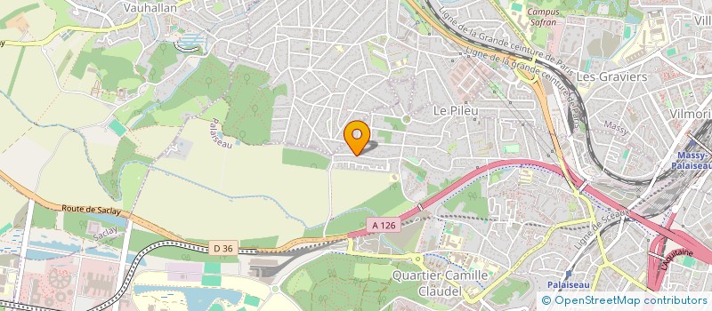 localisation de l'entreprise JM à PALAISEAU