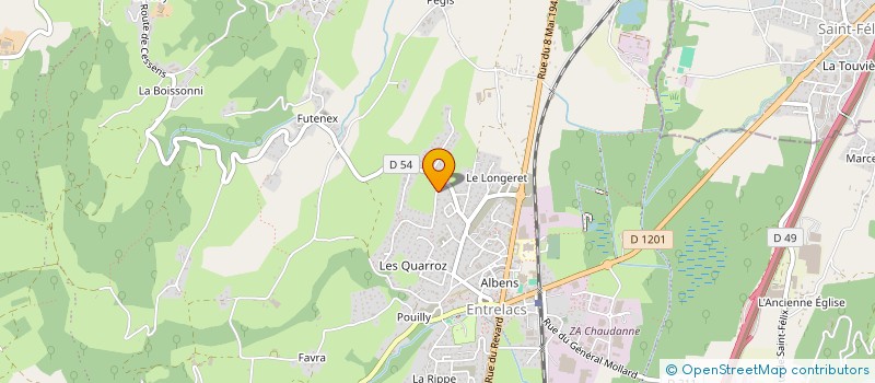 localisation de l'entreprise JM  ENTRELACS