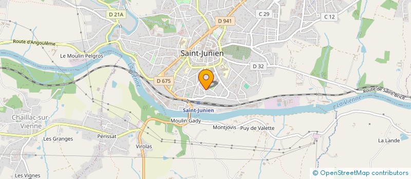 localisation de l'entreprise JM à SAINT-JUNIEN