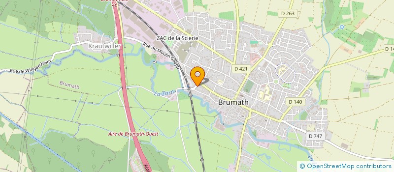 localisation de l'entreprise JM  BRUMATH