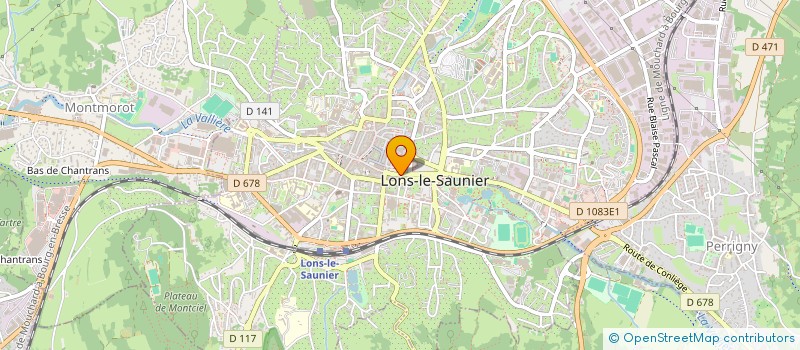 localisation de l'entreprise JM 99  LONS-LE-SAUNIER