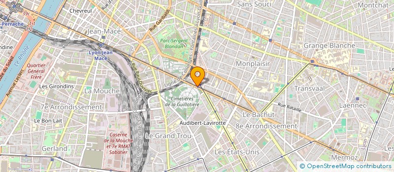 localisation de l'entreprise JM  LYON