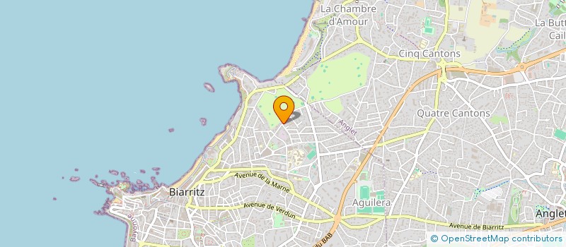 localisation de l'entreprise JM AGUI à BIARRITZ