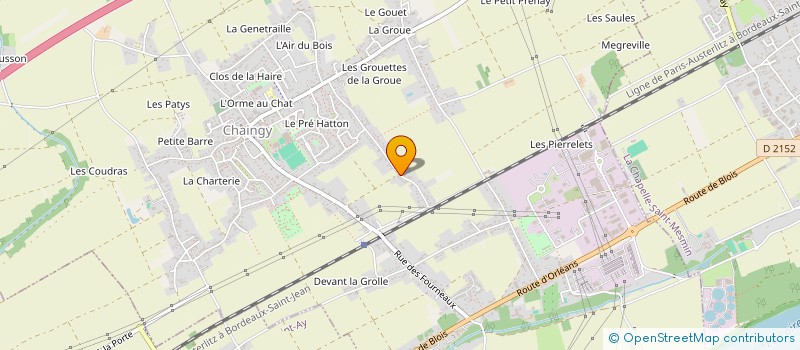 localisation de l'entreprise JM AMENAGEMENTS  CHAINGY