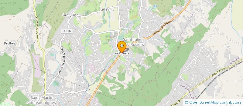 localisation de l'entreprise JM ARMS à SAINT-JULIEN-LES-ROSIERS