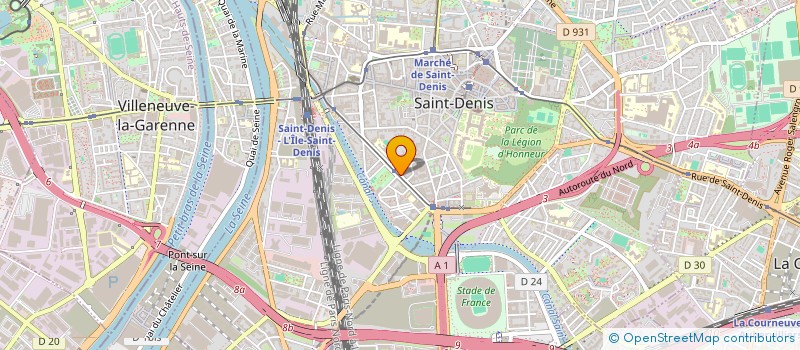 localisation de l'entreprise JM ASSURANCES à SAINT-DENIS