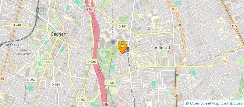 localisation de l'entreprise JM AUTO à VILLEJUIF