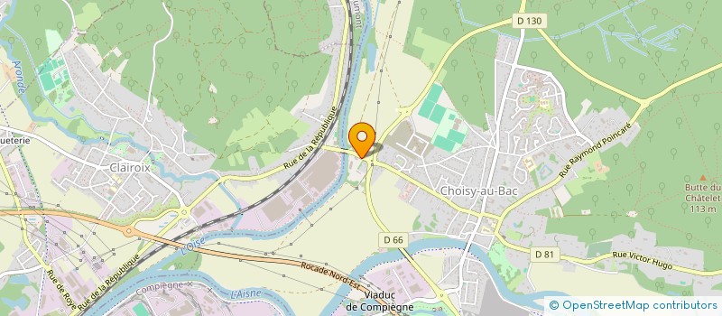 localisation de l'entreprise JM AUTO CONCEPT J.M.A.C.  CHOISY-AU-BAC