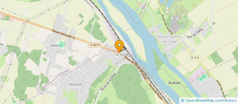 localisation de l'entreprise JM BAT à VERNON