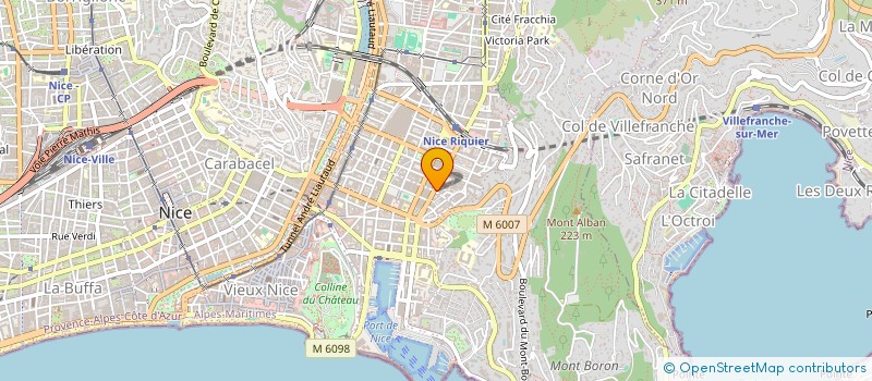 localisation de l'entreprise JM BAT  NICE