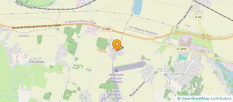 localisation de l'entreprise JM BAT  CHASNAIS