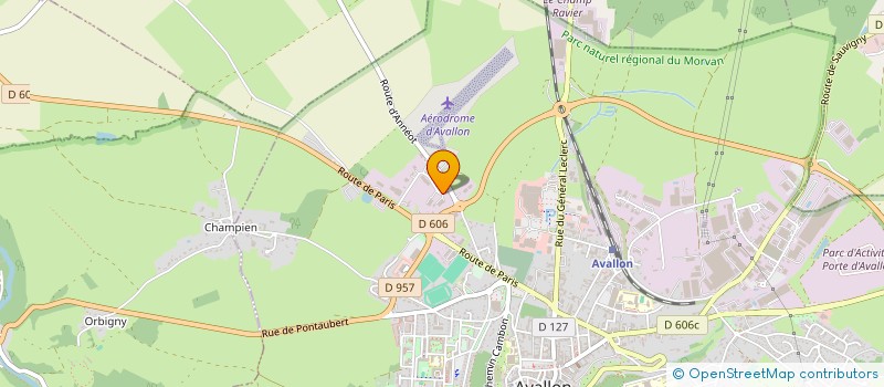 localisation de l'entreprise JM BEER à AVALLON