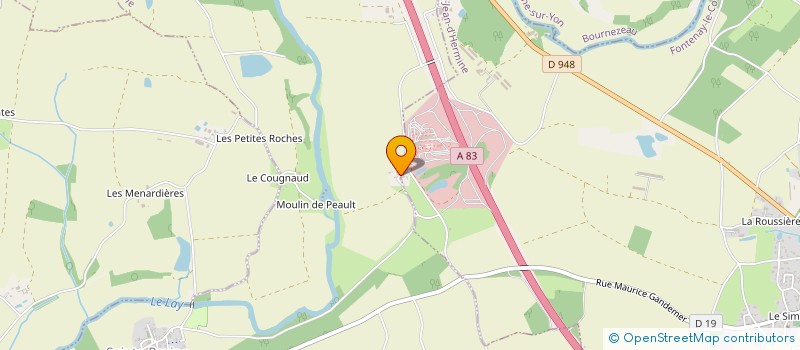 localisation de l'entreprise JM BONNEAU CONSEIL  SAINTE-PEXINE