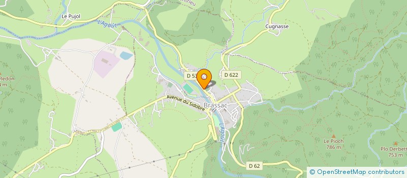 localisation de l'entreprise JM BRASSAC à BRASSAC