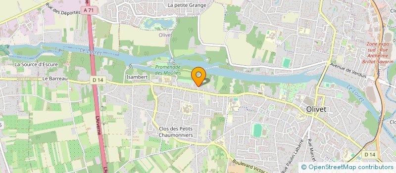 localisation de l'entreprise JM BRICOLE TOUT 45 à OLIVET