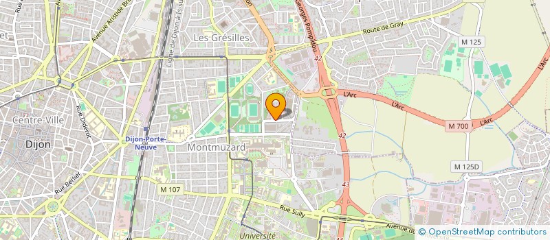 localisation de l'entreprise JM CAF à DIJON