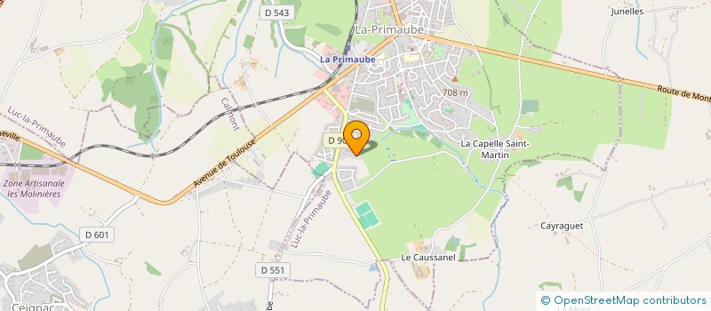 localisation de l'entreprise JM CAPITAL INVESTISSEMENT  LUC-LA-PRIMAUBE