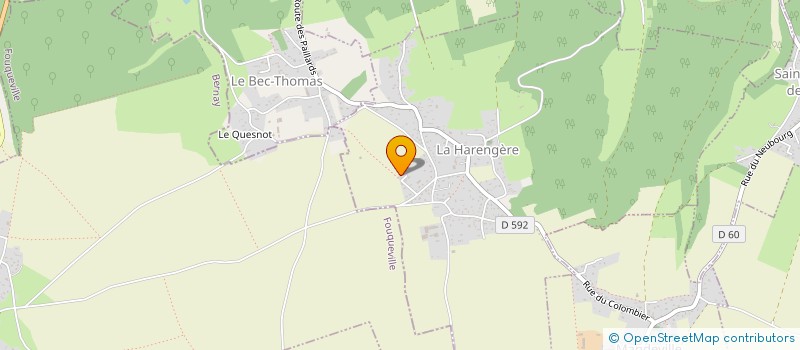 localisation de l'entreprise JM CARRELAGE  LA HARENGERE