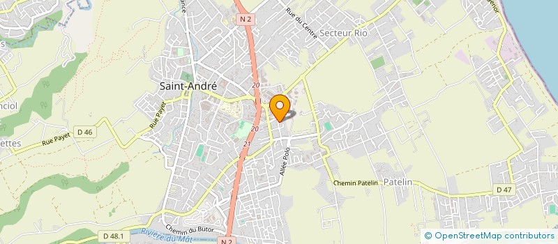 localisation de l'entreprise JM CARS à SAINT-ANDRE