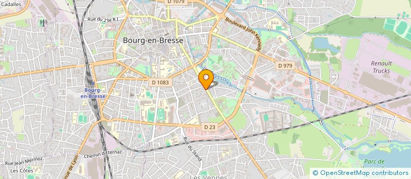 localisation de l'entreprise JM CAYZAC SA à BOURG-EN-BRESSE