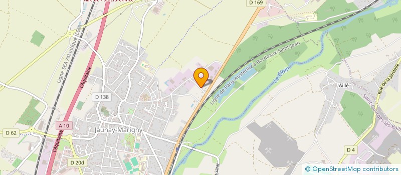 localisation de l'entreprise JM-CC IMMOBILIER  JAUNAY-MARIGNY