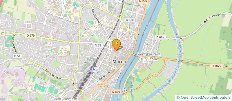 localisation de l'entreprise JM CITY à MACON