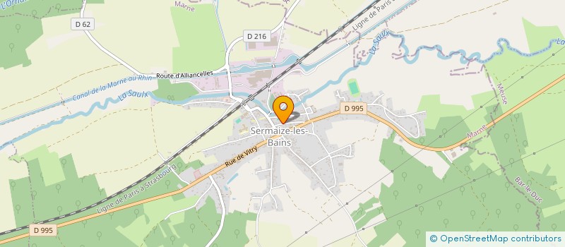 localisation de l'entreprise JM CLOUAGE  SERMAIZE-LES-BAINS