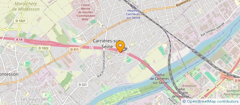 localisation de l'entreprise JM&CO  CARRIERES-SUR-SEINE