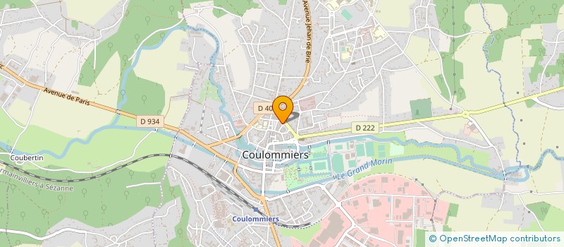 localisation de l'entreprise JM COIFFURE à COULOMMIERS