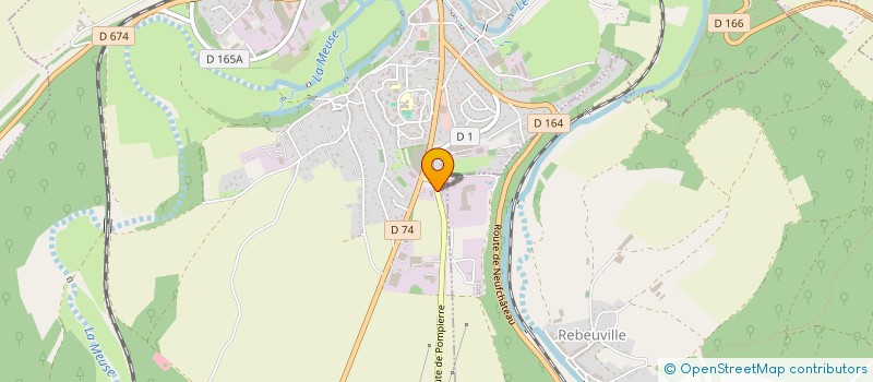 localisation de l'entreprise JM CONCEPT à NEUFCHATEAU