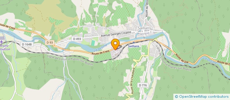 localisation de l'entreprise JM CONCEPT  SAILLANS