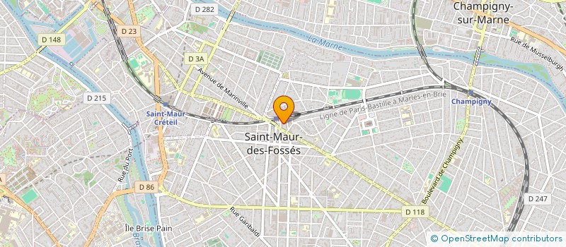 localisation de l'entreprise JM CONSEIL à SAINT-MAUR-DES-FOSSES