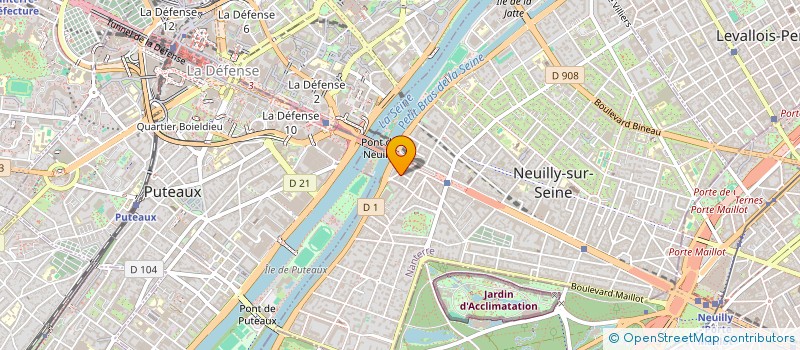 localisation de l'entreprise JM CONSEILS à NEUILLY-SUR-SEINE