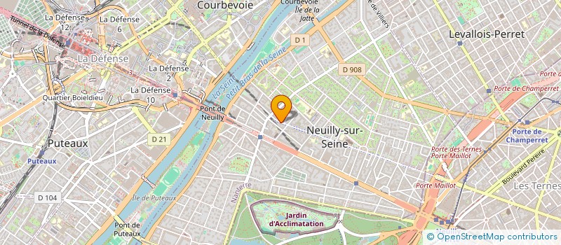 localisation de l'entreprise JM CONSEILS à NEUILLY-SUR-SEINE