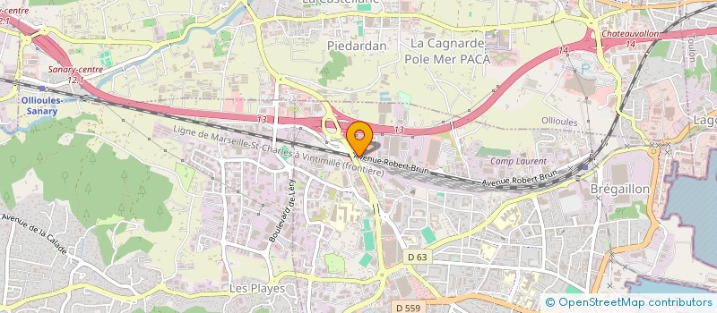 localisation de l'entreprise JM CONSTRUCTION  LA SEYNE SUR MER