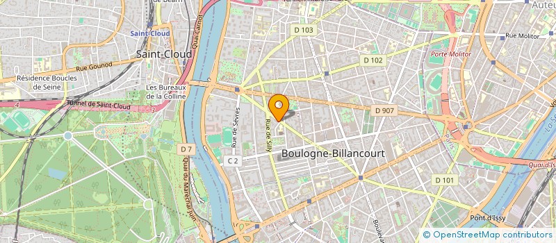 localisation de l'entreprise JM CONSULTANTS à BOULOGNE-BILLANCOURT