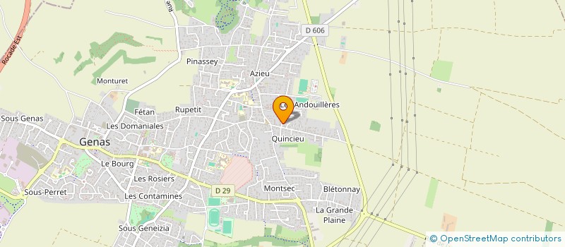 localisation de l'entreprise JM CONSULTING  GENAS